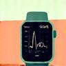 Icon representing health tracking on a smartwatch
