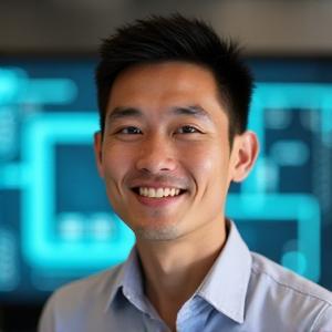 Portrait of Marcus Chen, Health Technology Developer