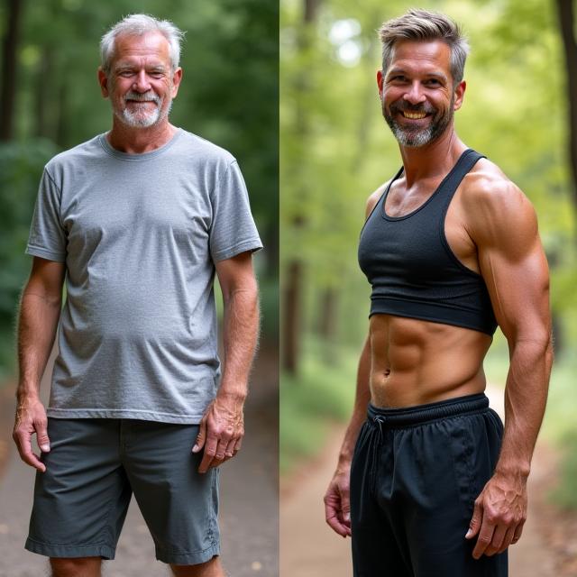 Robert K. showcasing a more athletic physique